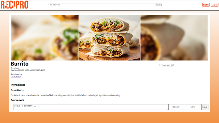 recipro screenshot